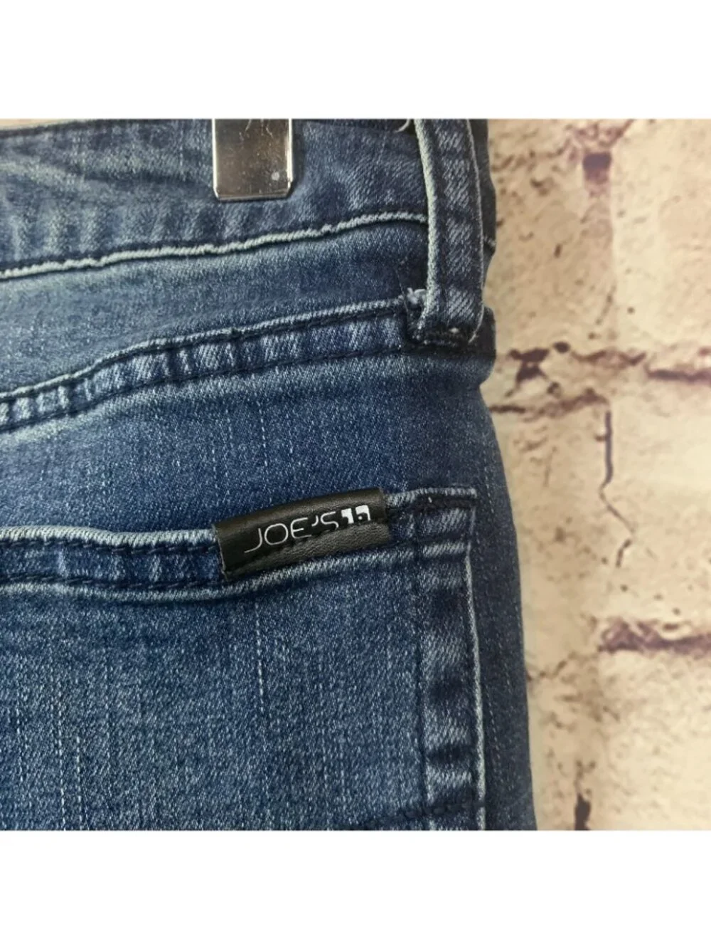 Joe’s Skinny Medium Wash Mid Faded Rise Denim Jeans